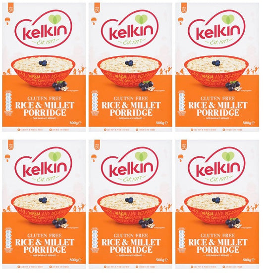 6 x Kelkin Gluten Free Porridge 500G