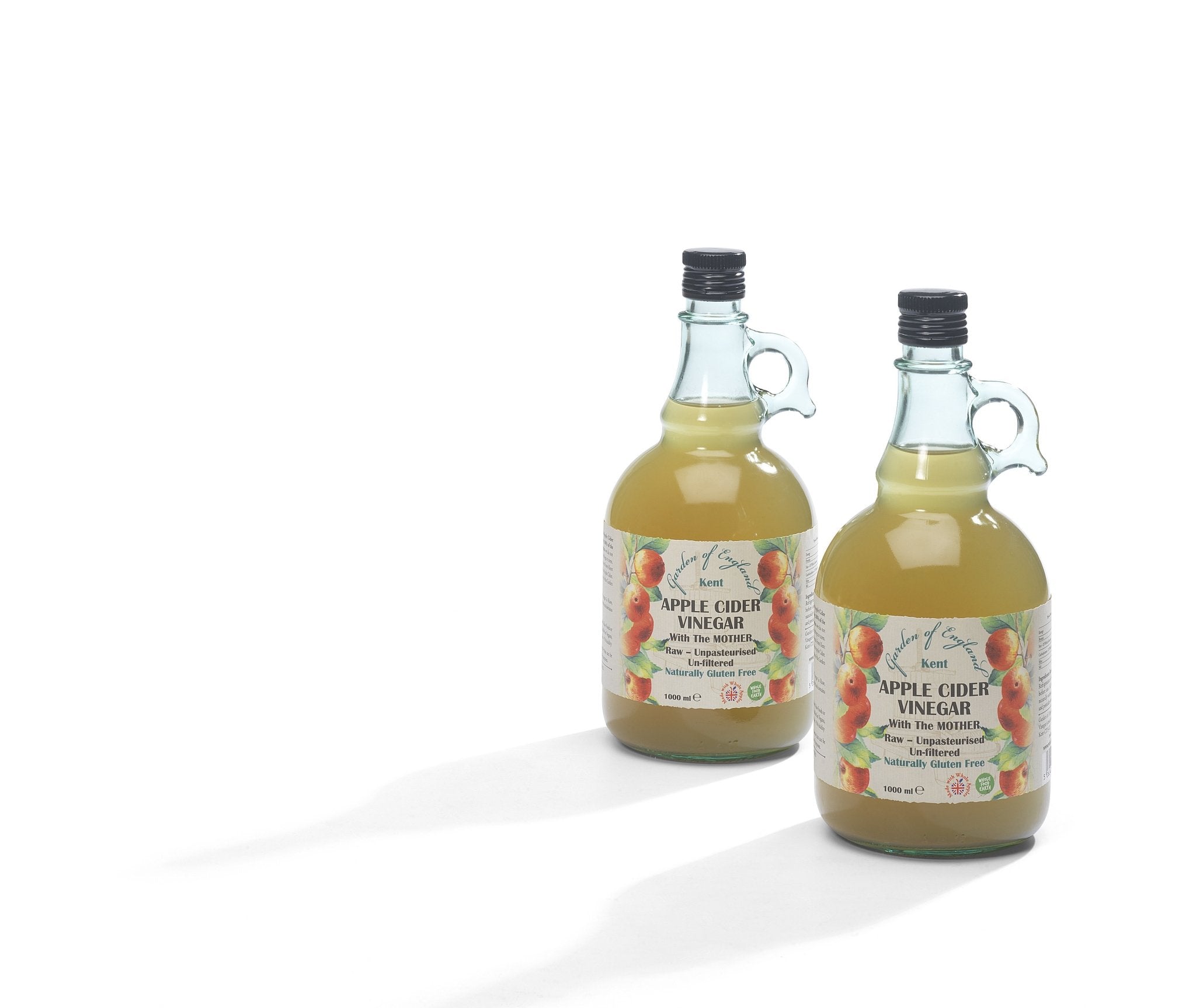 Kent Apple Cider Vinegar With "Mother" 1X1L | Raw | Unpasturised | Unfiltered | GMO Free