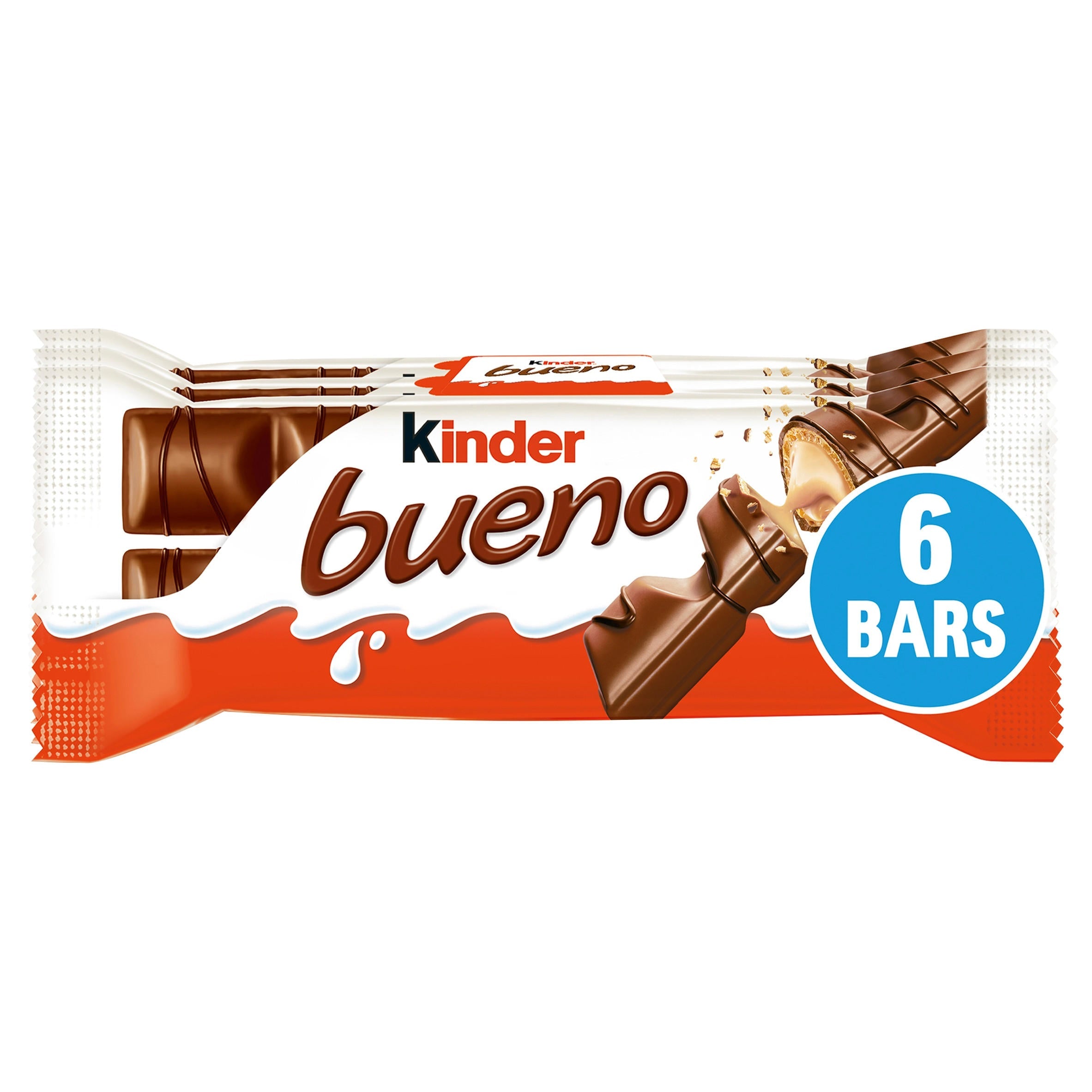 10 x Kinder Bueno Milk And Hazelnuts 3 X 43G (129G)