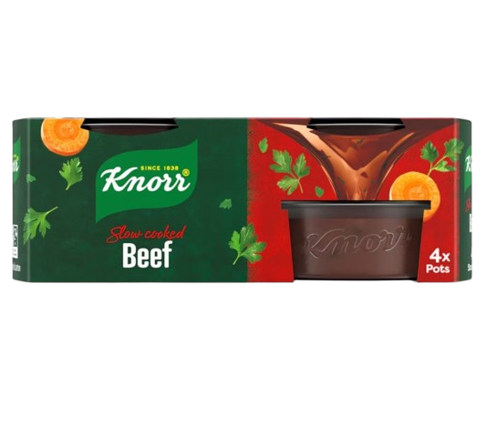 8 x Knorr Stock Pots Gel Beef 4'S