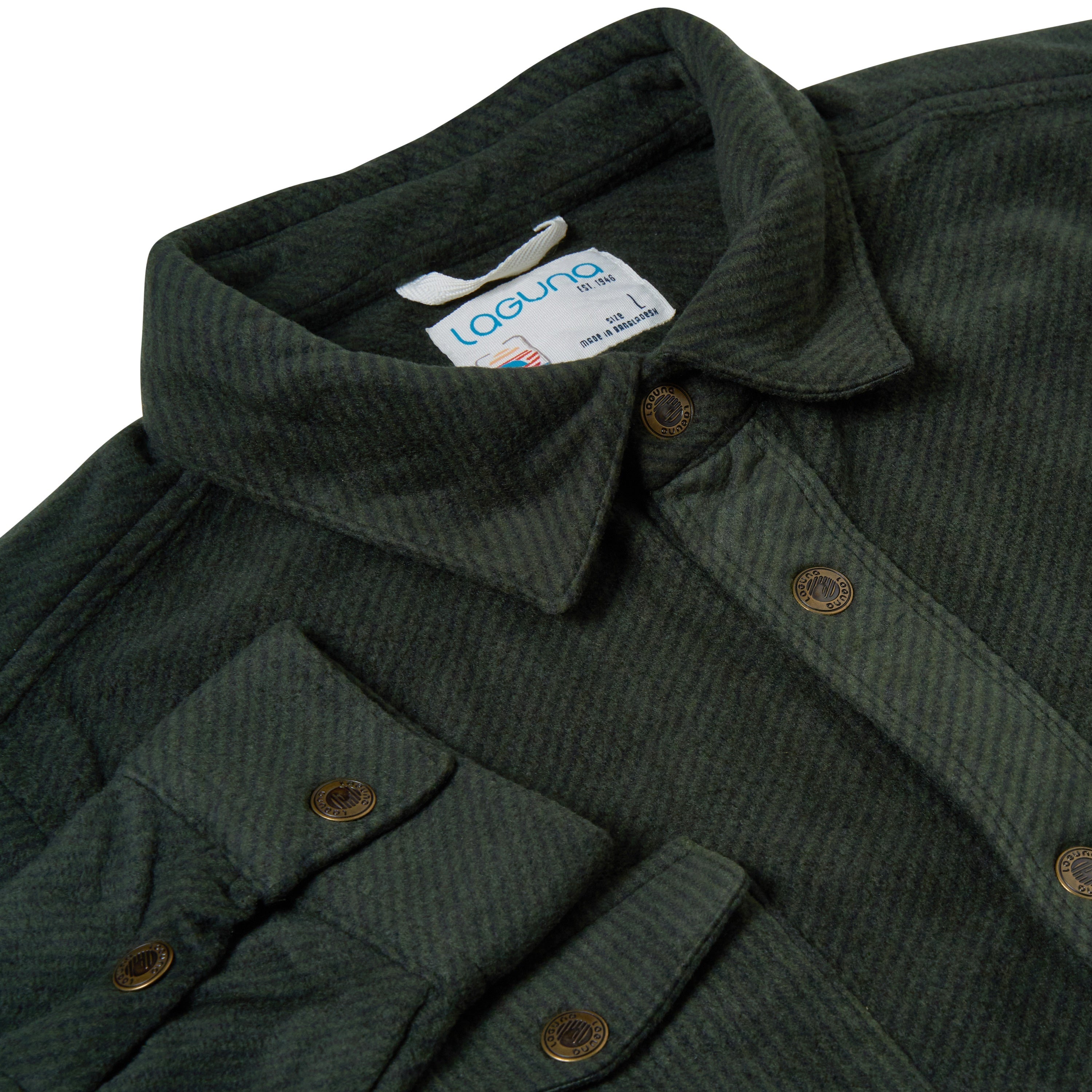 Laguna Brushed Button Up Overshirt
