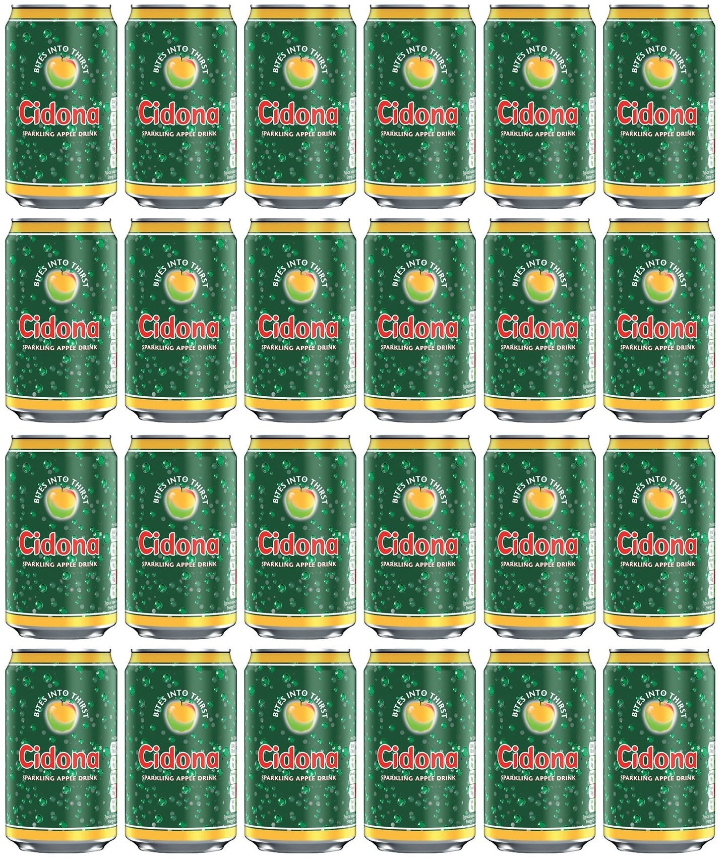 24 x Cidona Sparkling Apple Drink 330Ml
