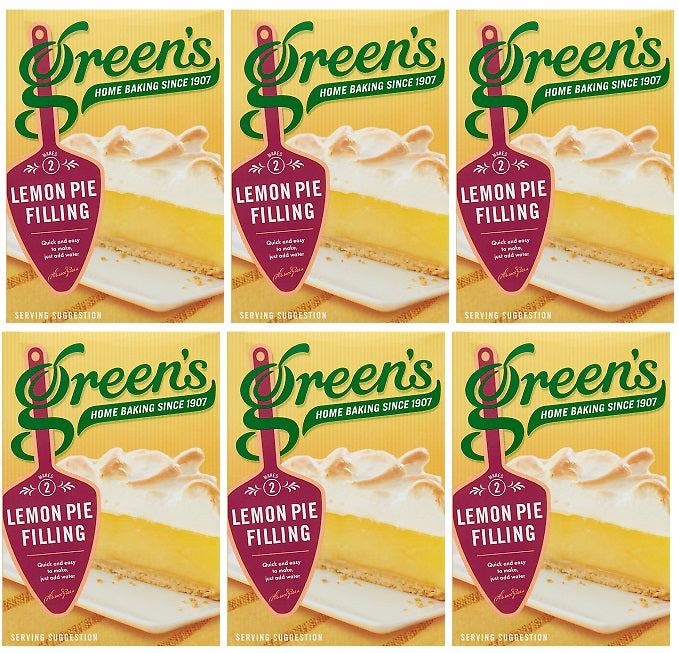 6 x Greens Lemon Pie Filling 140g