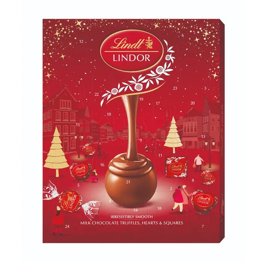 10 x Lindor Milk Advent Calendar - 235GM