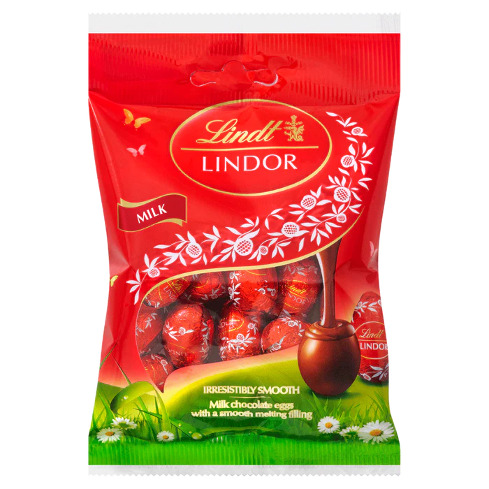 16 x Lindt Lindor Milk Chocolate Mini Eggs - 80GM
