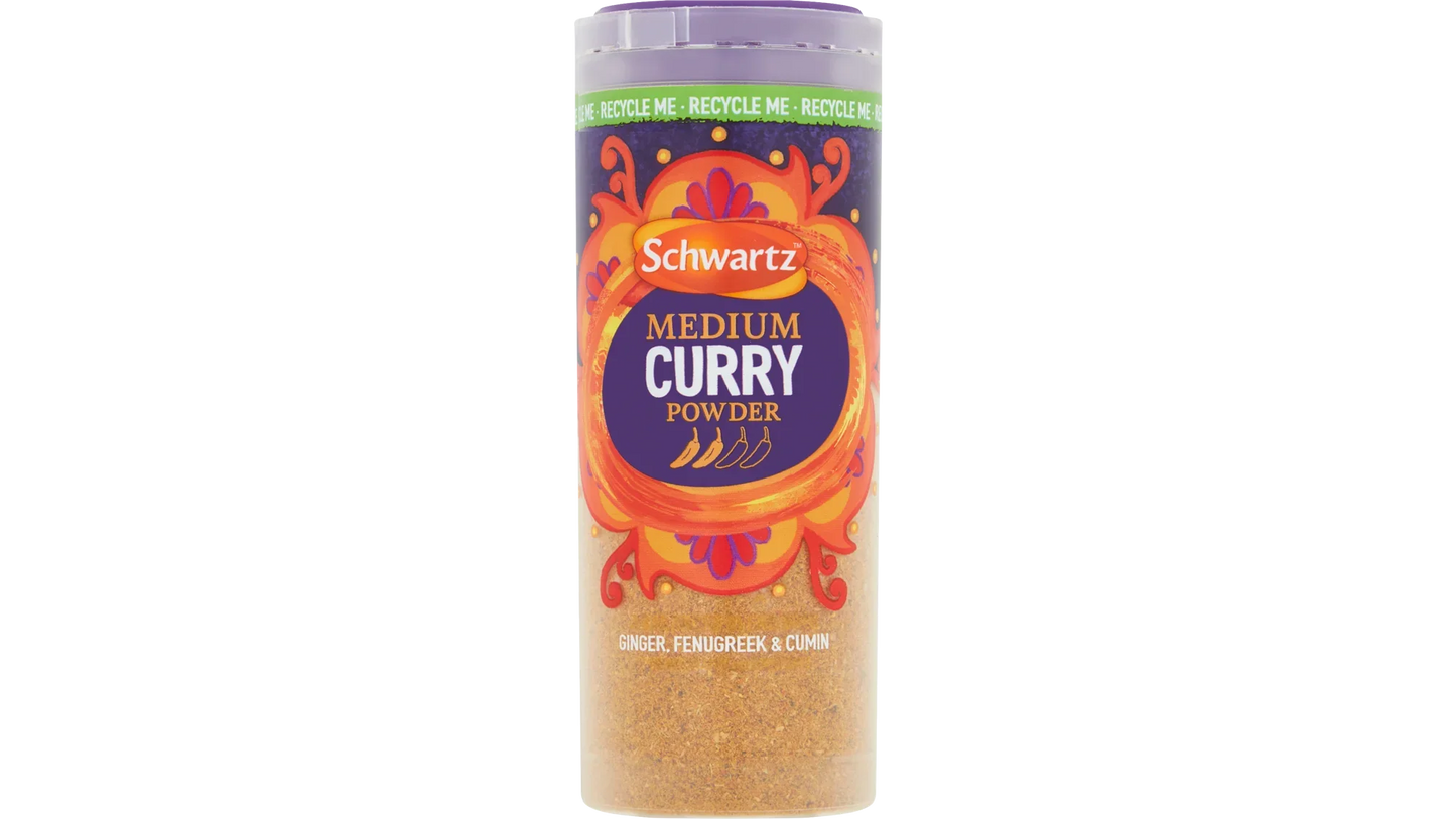 6 x Schwartz Curry Powder Medium - 90G
