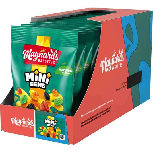10 x Maynards Midget Gems Bags - 130GM