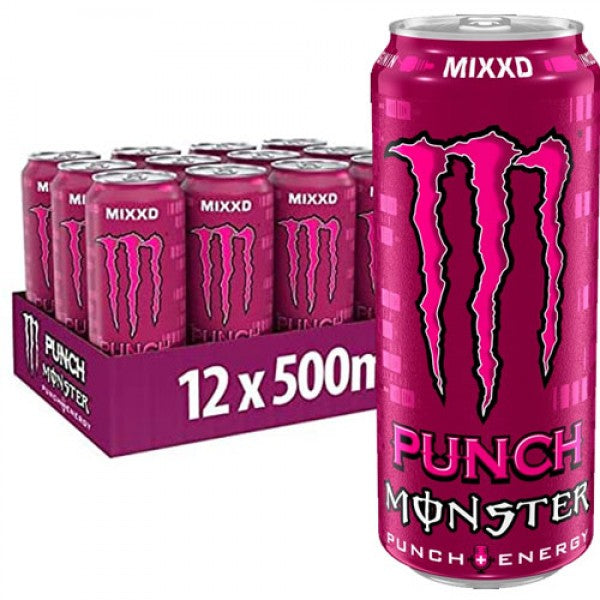 12 x Monster Energy Mixxd Punch 500Ml