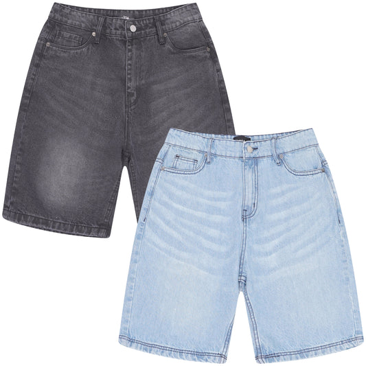 Next Chapter Washed Denim Shorts