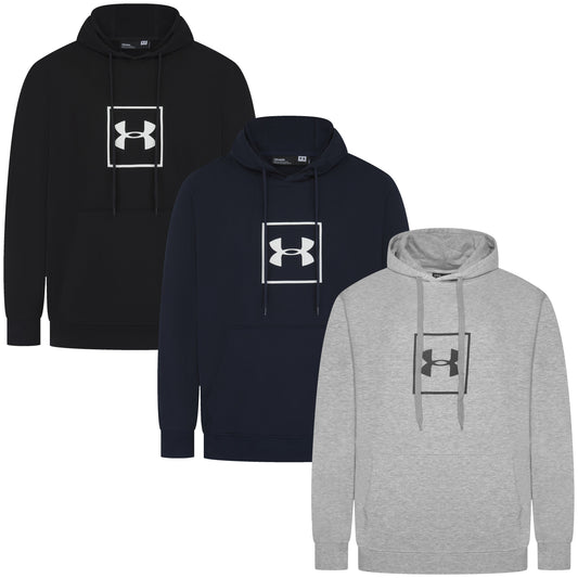 Under Armour Rival Box Logo Fleece Hoodie