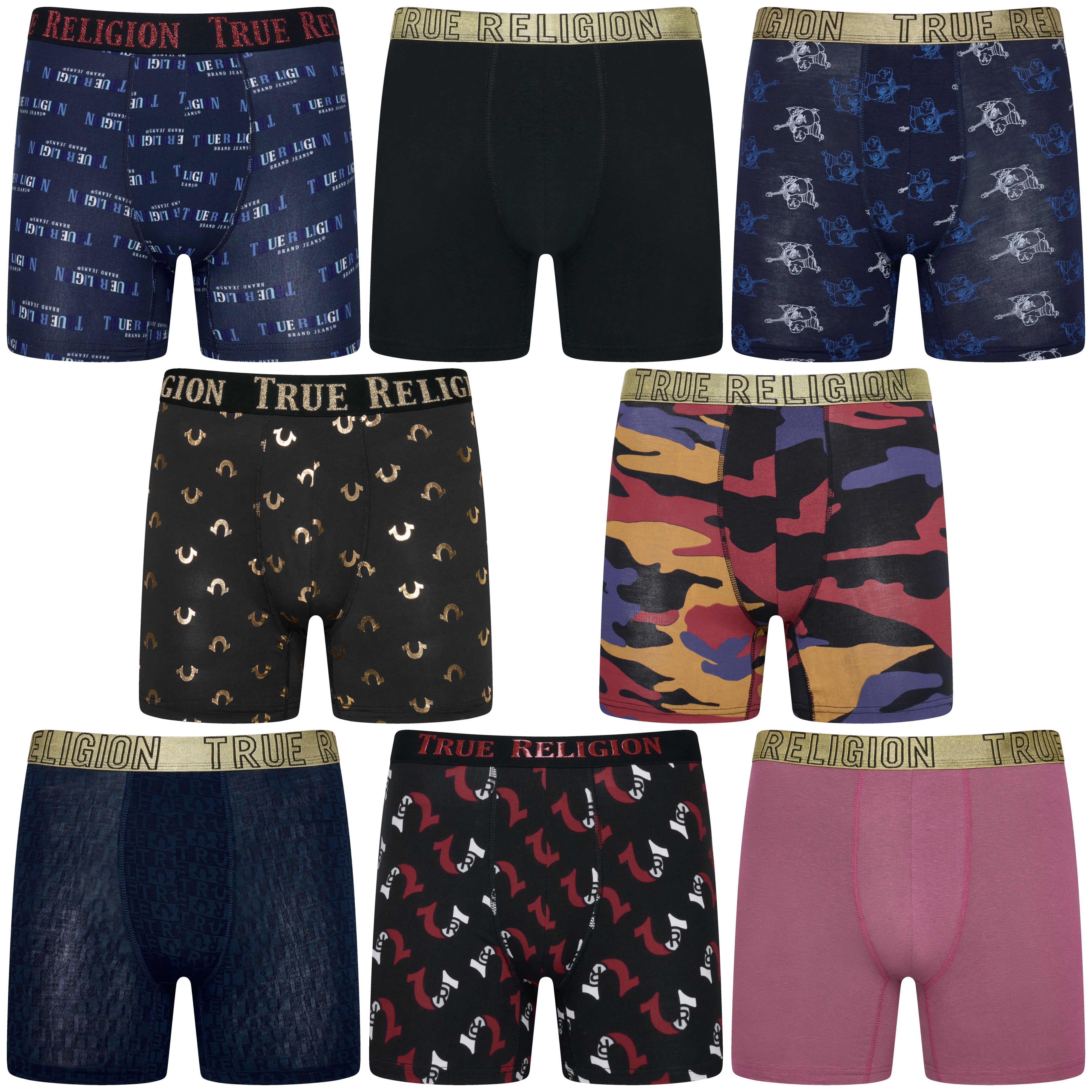 True Religion 4 Pack Fly Front Boxer Briefs – The Stock Outlet