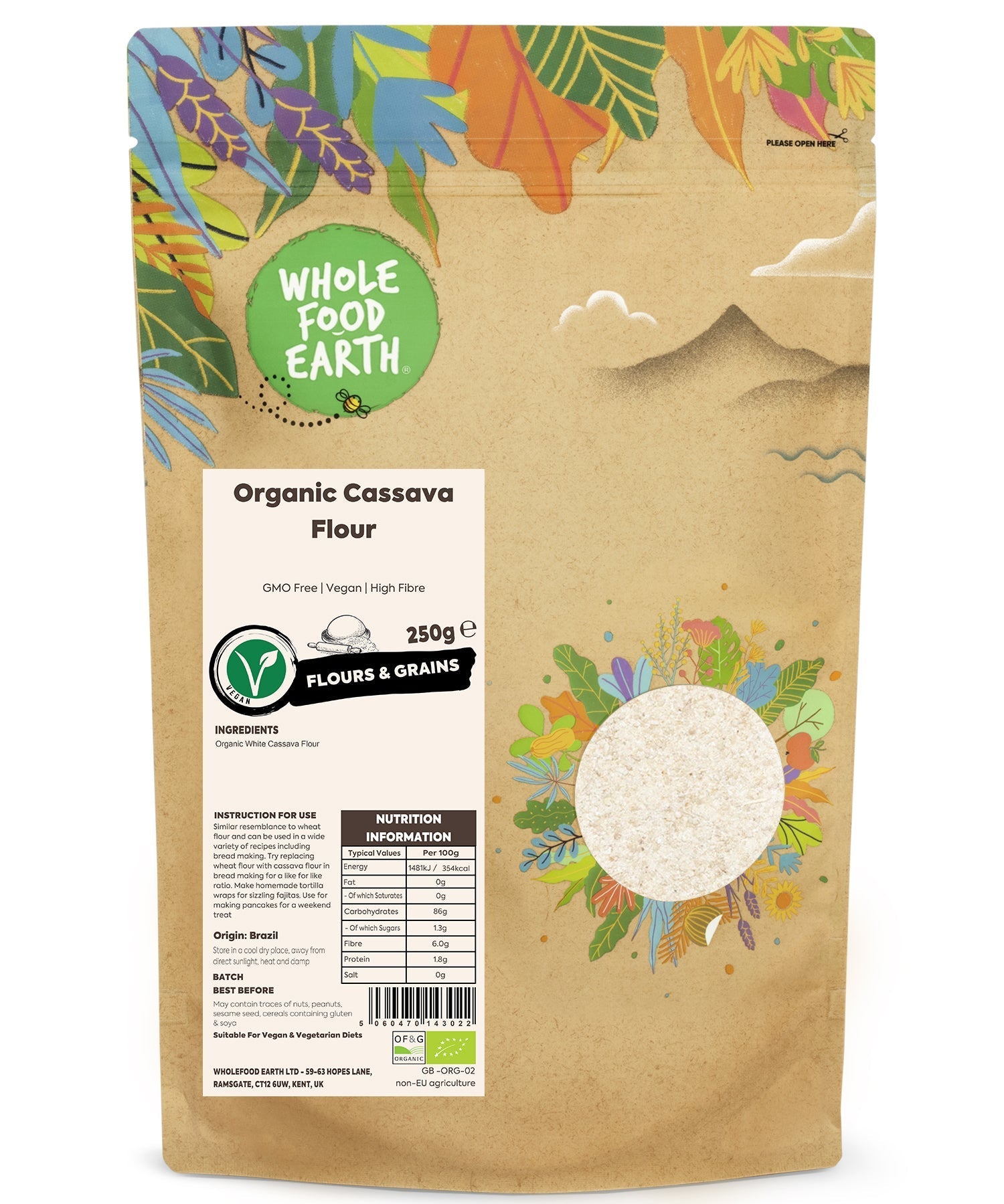 Organic Cassava Flour