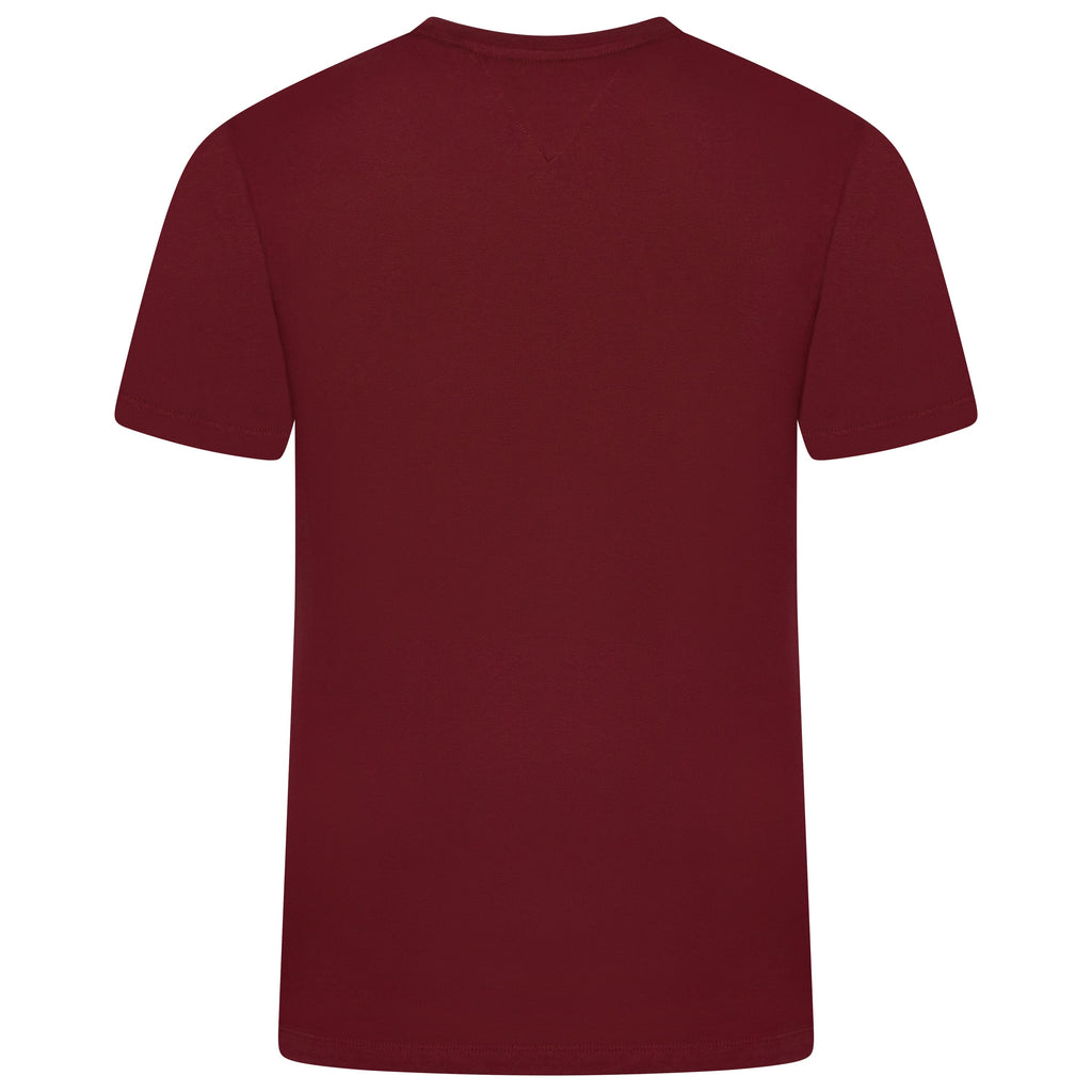 Tommy Hilfiger Flag Embroidery Jersey Crew Neck T-Shirt
