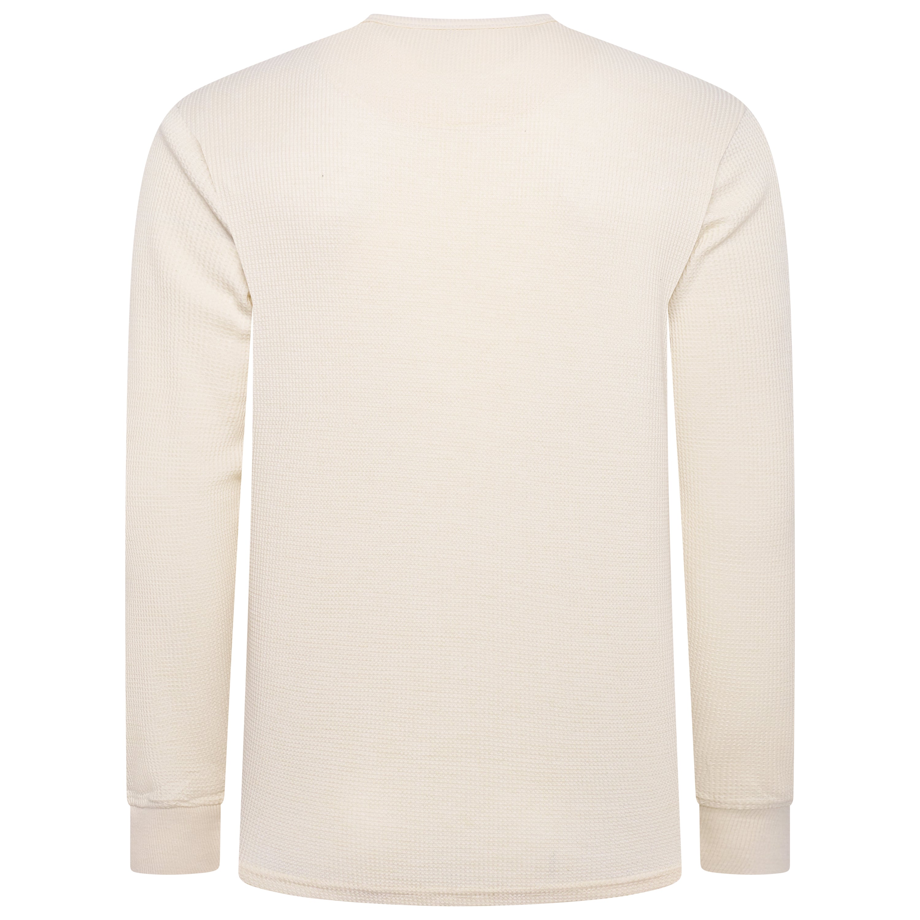 One Brand Crew Neck Waffle Knit T-Shirt