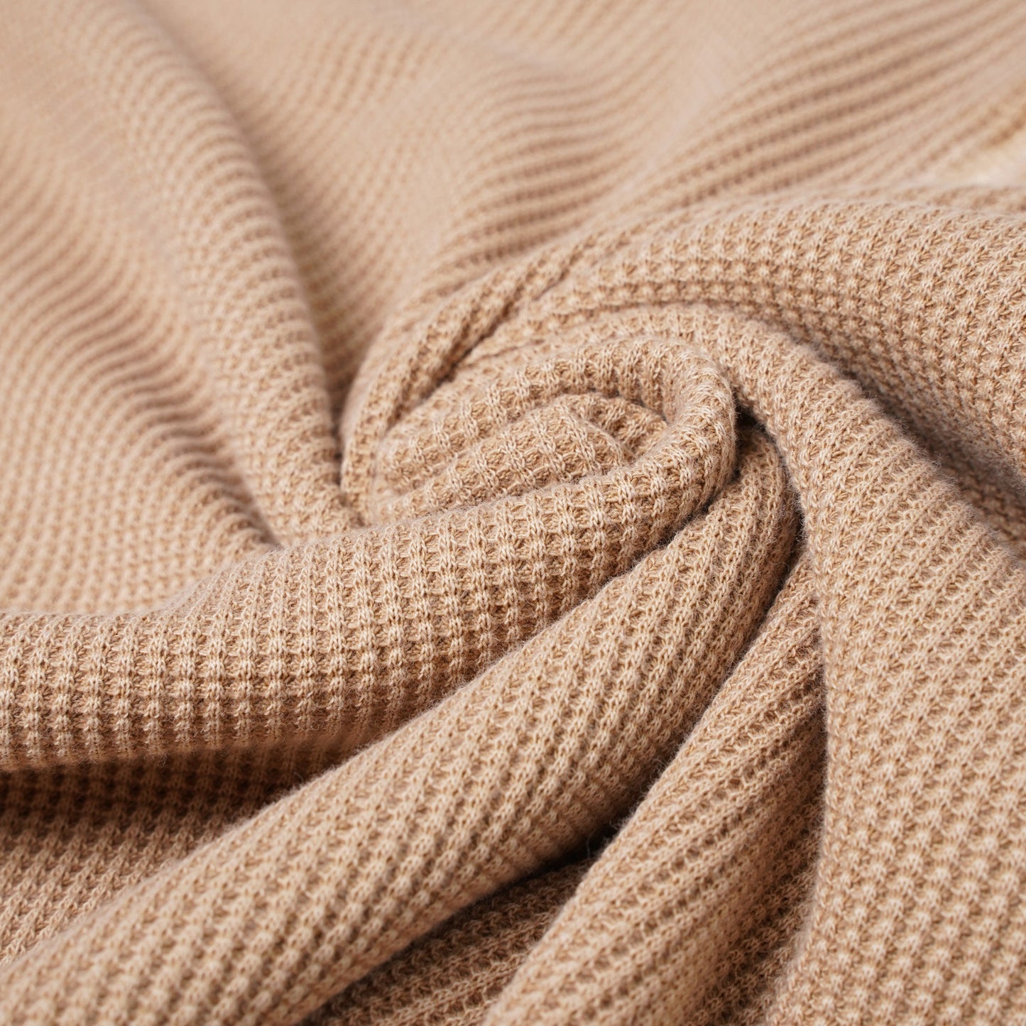 M&S Henley Waffle Long Sleeve Top