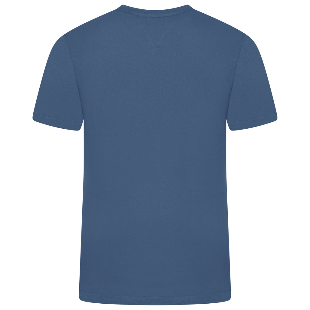Tommy Hilfiger Flag Embroidery Jersey Crew Neck T-Shirt