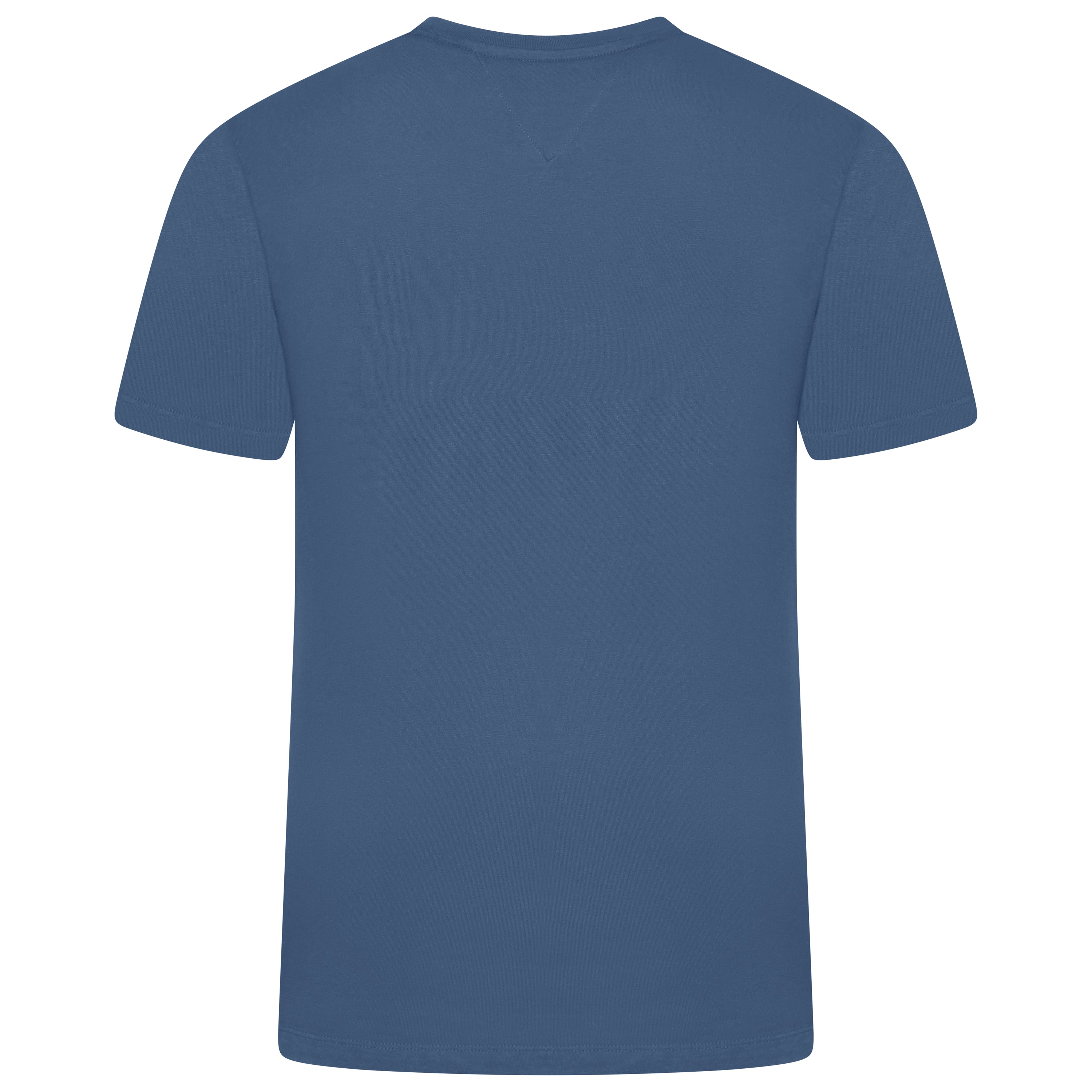 Tommy Hilfiger Flag Embroidery Jersey Crew Neck T-Shirt