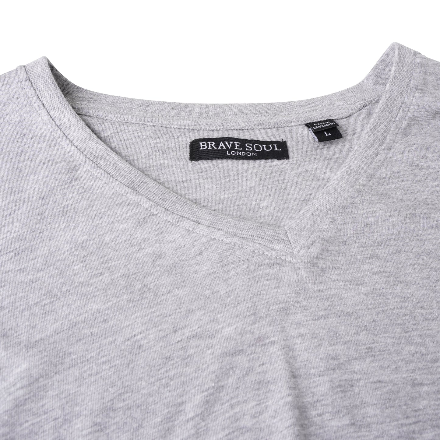 Brave Soul Saint Cotton V Neck T-Shirt