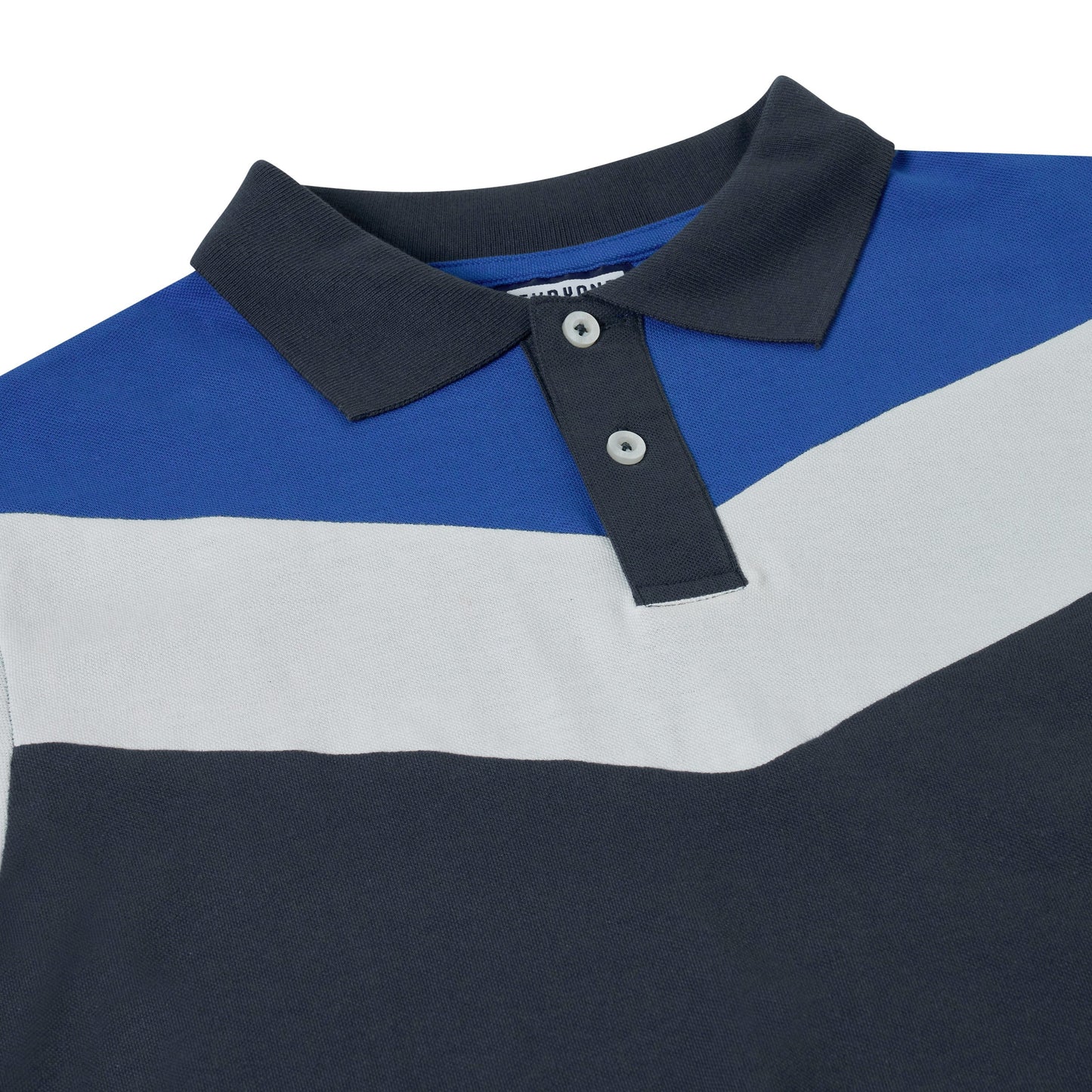 Evryone Contrast Stripe Polo Shirt