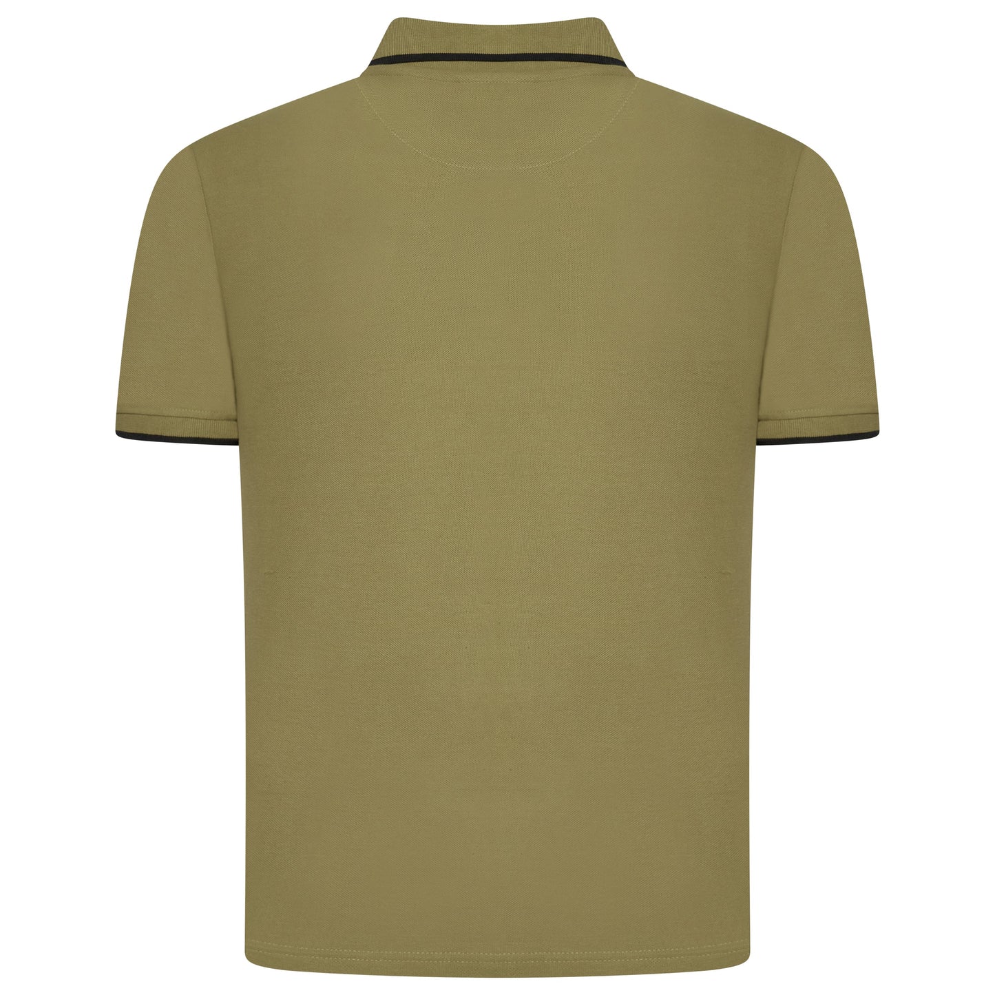 Evryone Contrast Tipped Polo Shirt