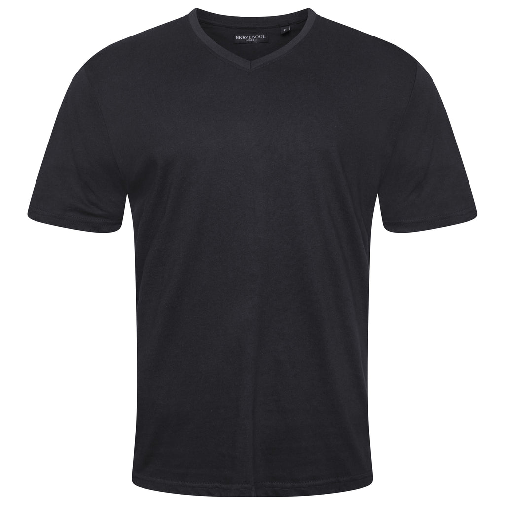Brave Soul Saint Cotton V Neck T-Shirt