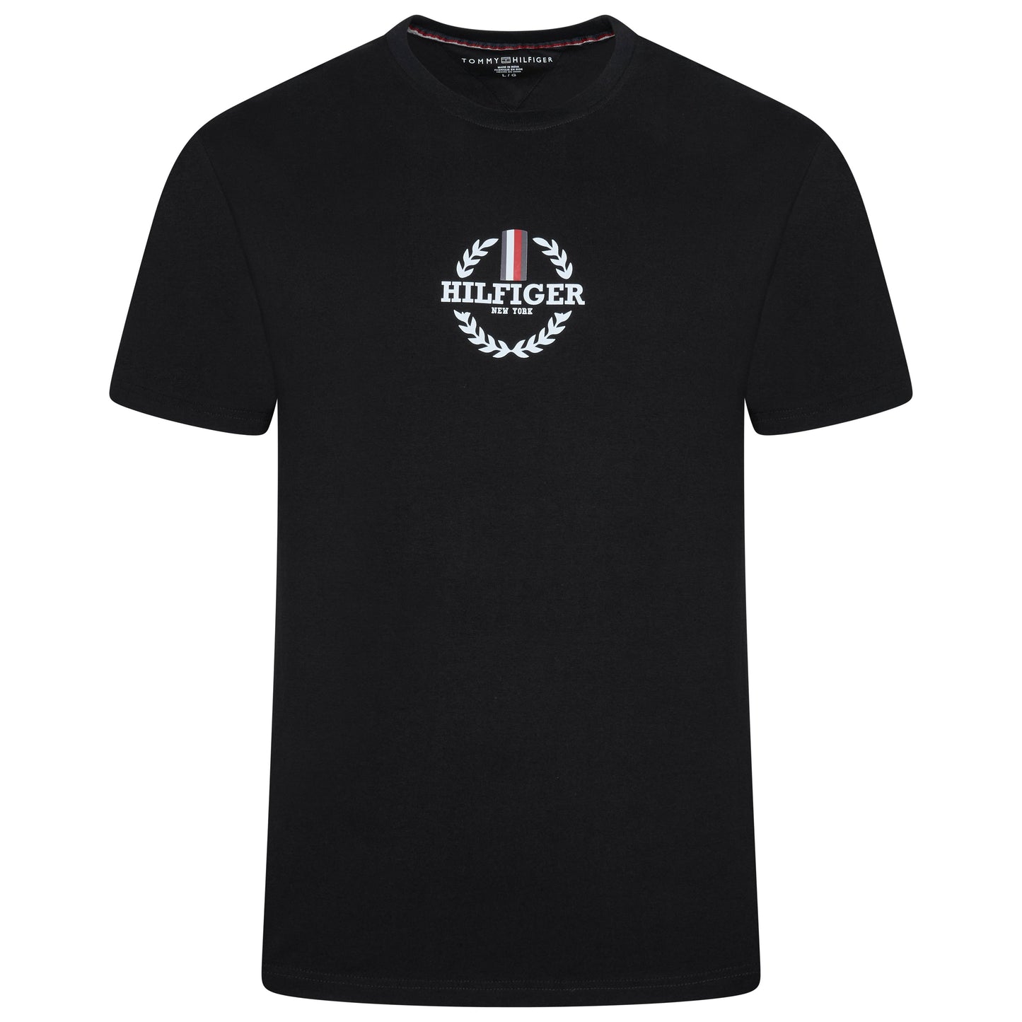 Tommy Hilfiger Global Stripe Print Graphic T-Shirt