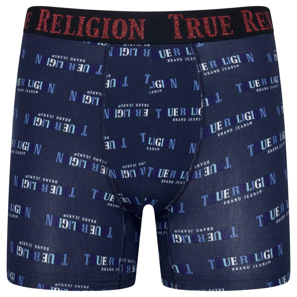 True Religion 4 Pack Fly Front Boxer Briefs