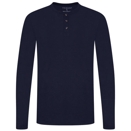 Long Sleeve Henley T-Shirt