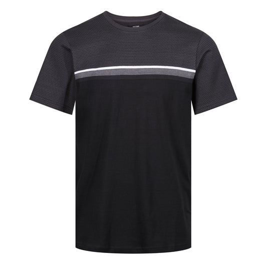 Jacamo Textured Colourblock T-Shirt