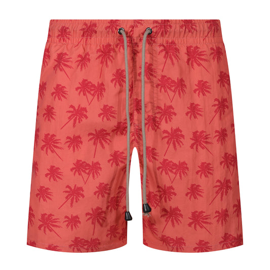 Red Herring Palm Print Swim Shorts