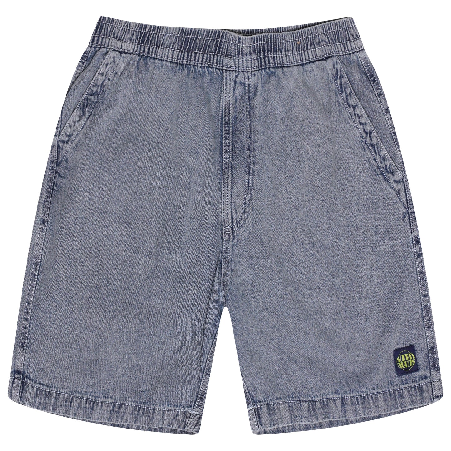 Pull & Bear Elasticated Waist Denim Shorts