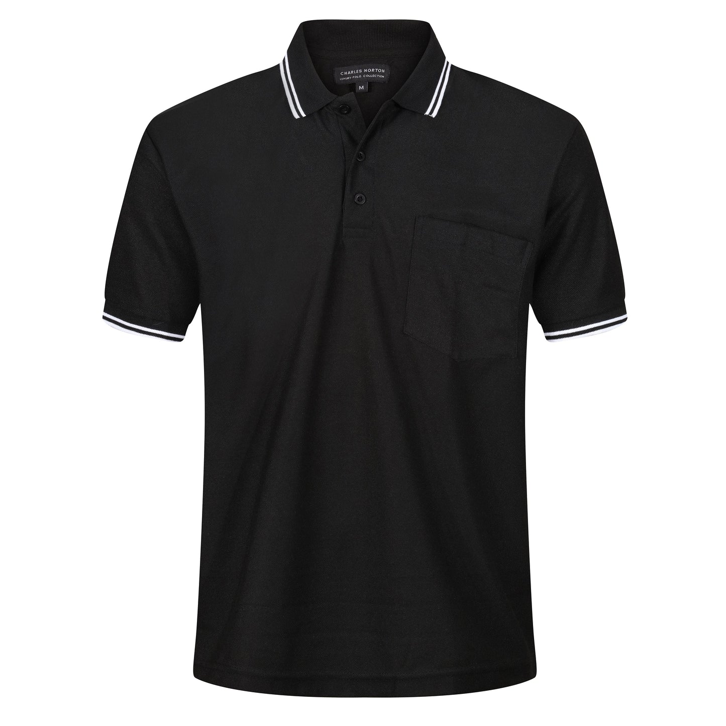 Charles Norton Casual Tipped Polo Shirt