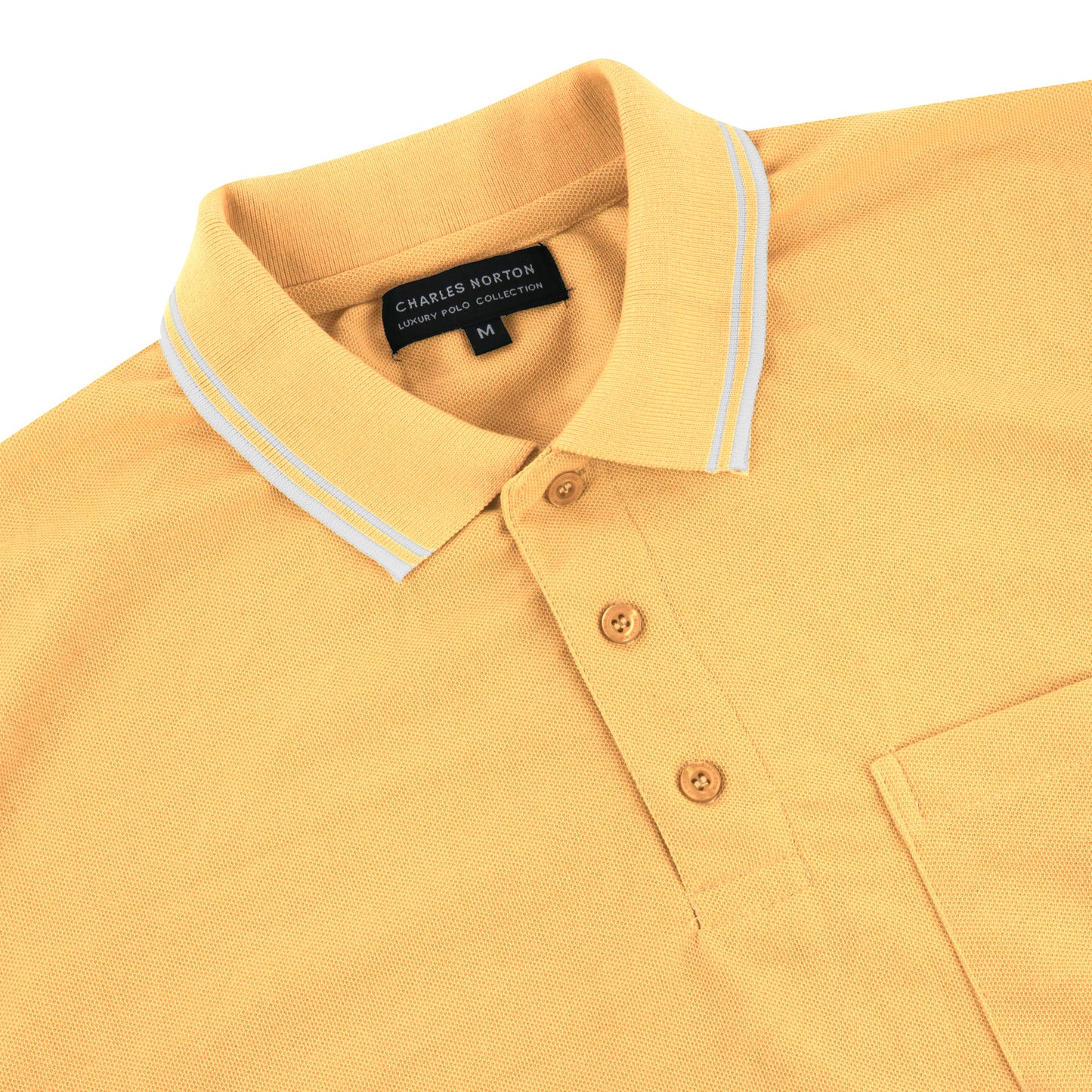Charles Norton Casual Tipped Polo Shirt