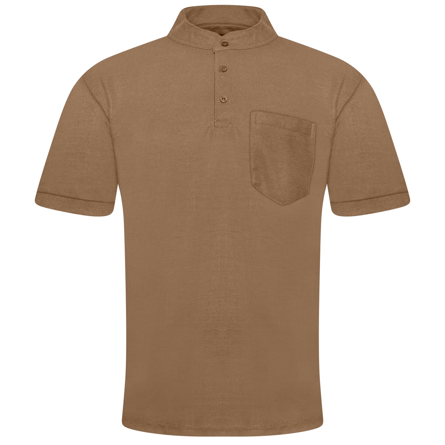 Charles Norton Grandad Collar Polo Shirt