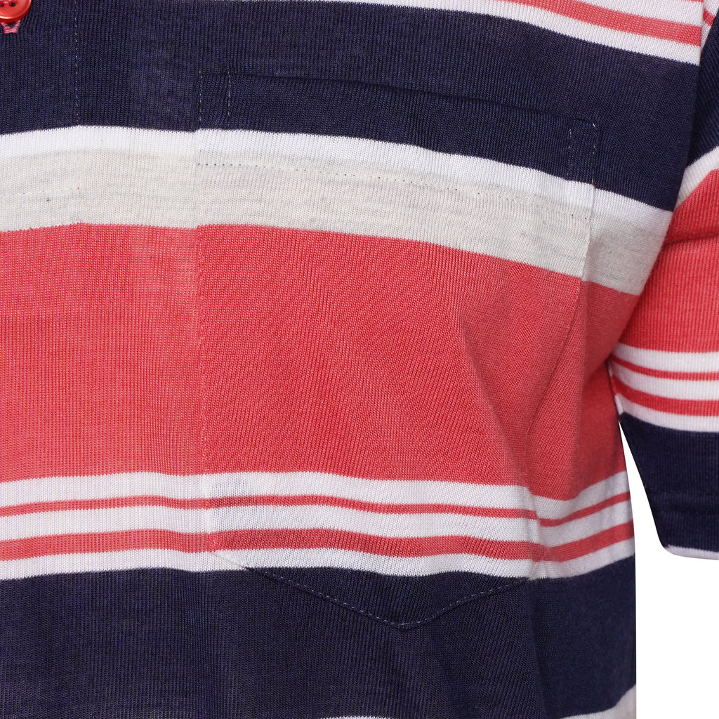Charles Norton Brenden Striped Polo Shirt