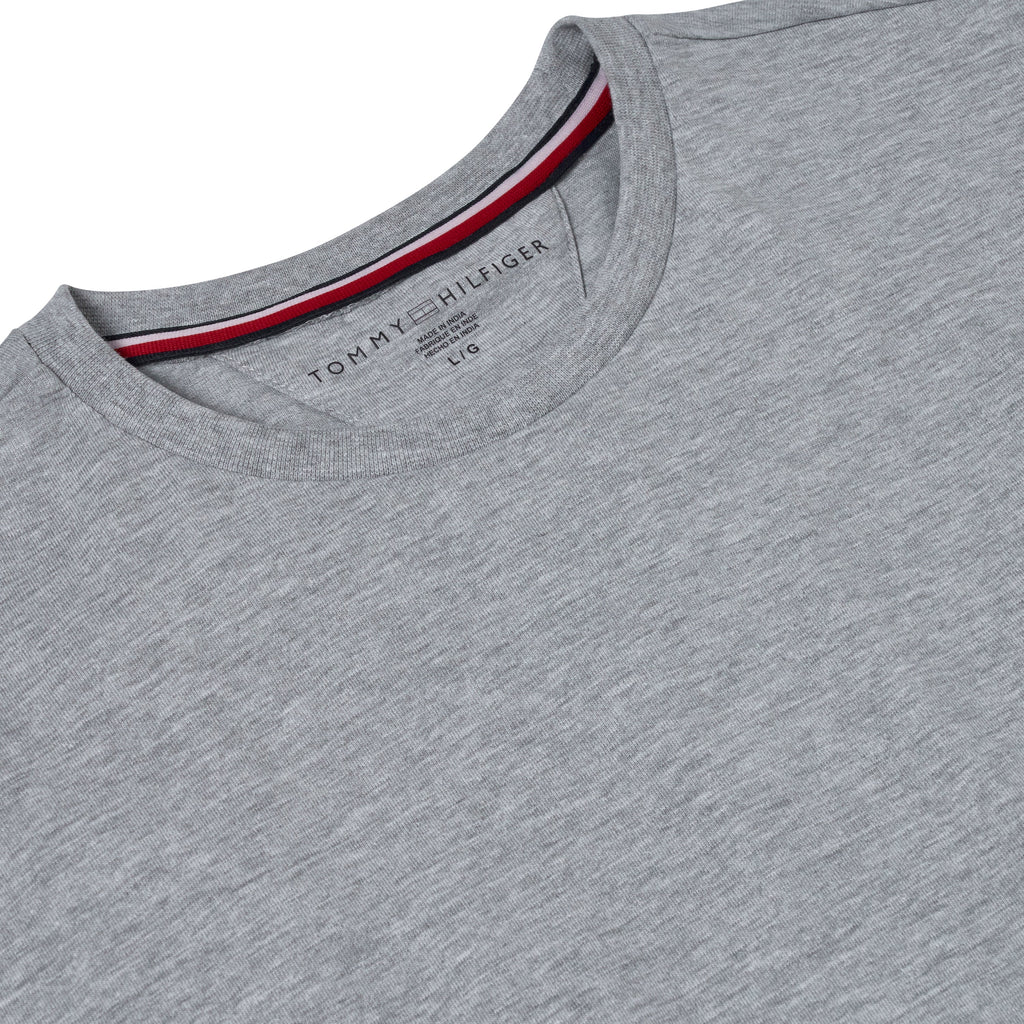 Tommy Hilfiger Flag Embroidery Jersey Crew Neck T-Shirt