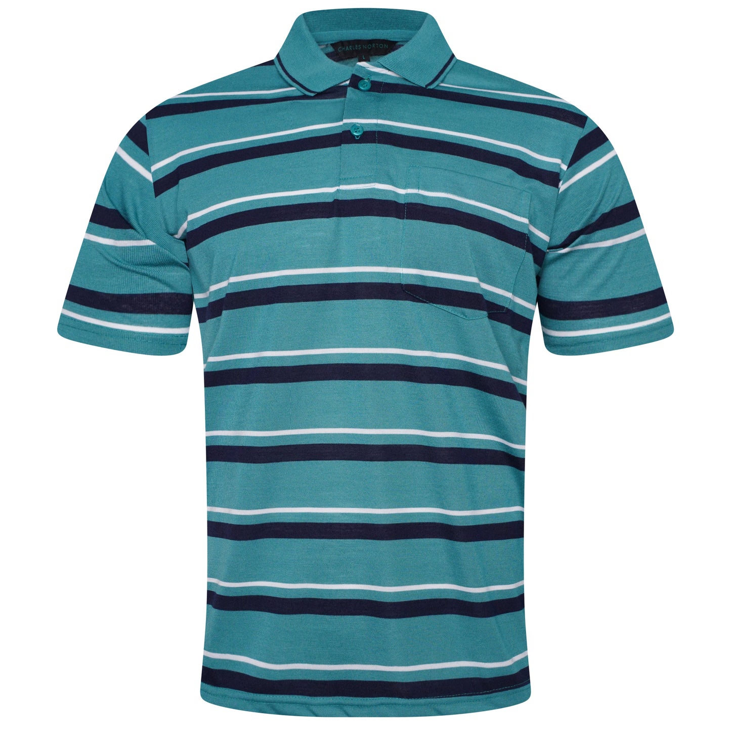 Charles Norton Brenden Striped Polo Shirt