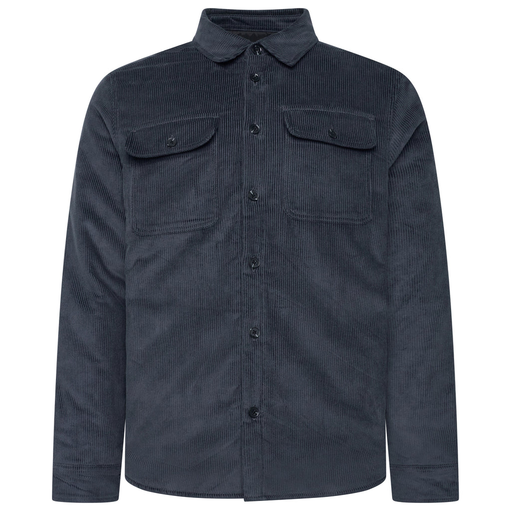 Corduroy Padded Jacket With Pockets