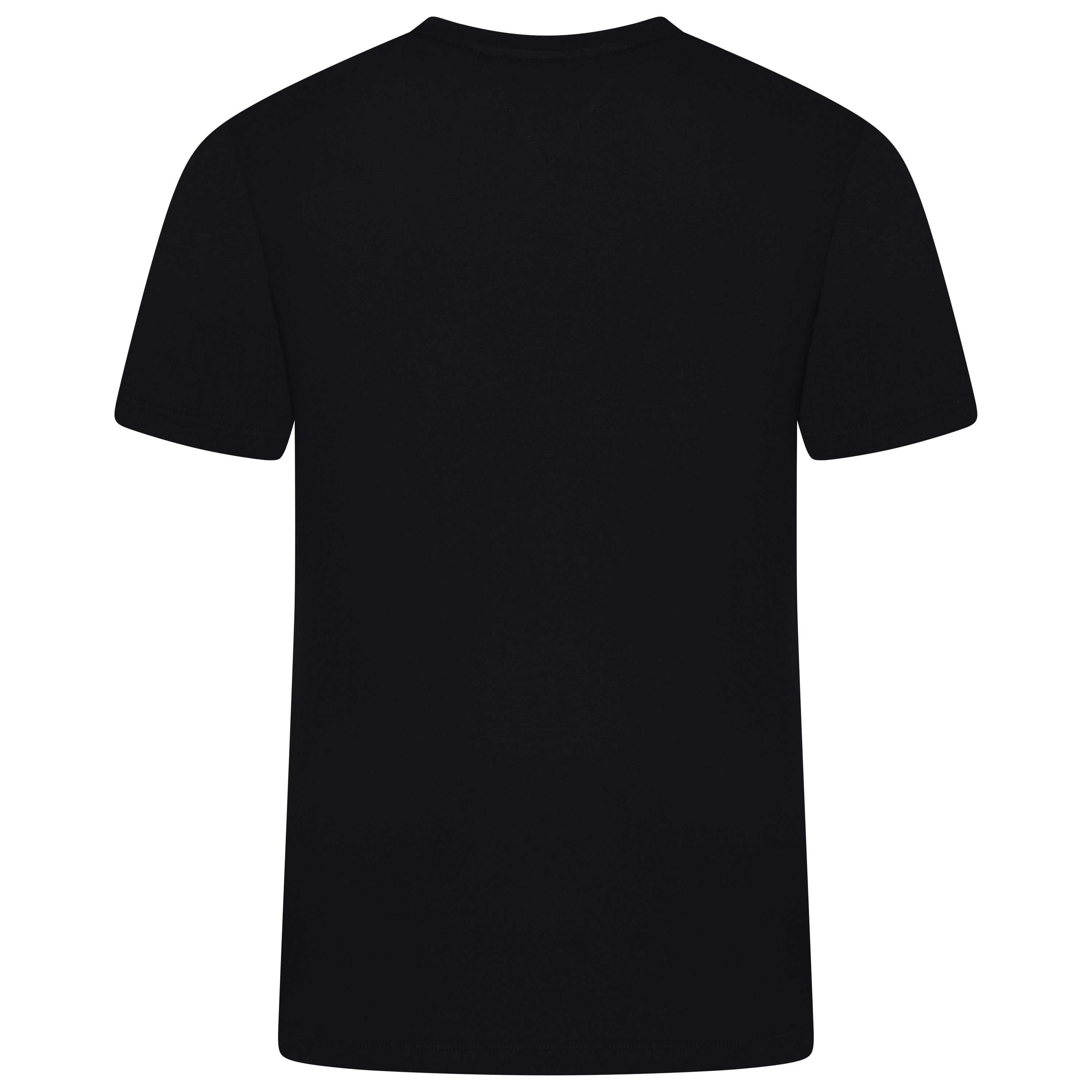 Tommy Hilfiger Flag Embroidery Jersey Crew Neck T-Shirt
