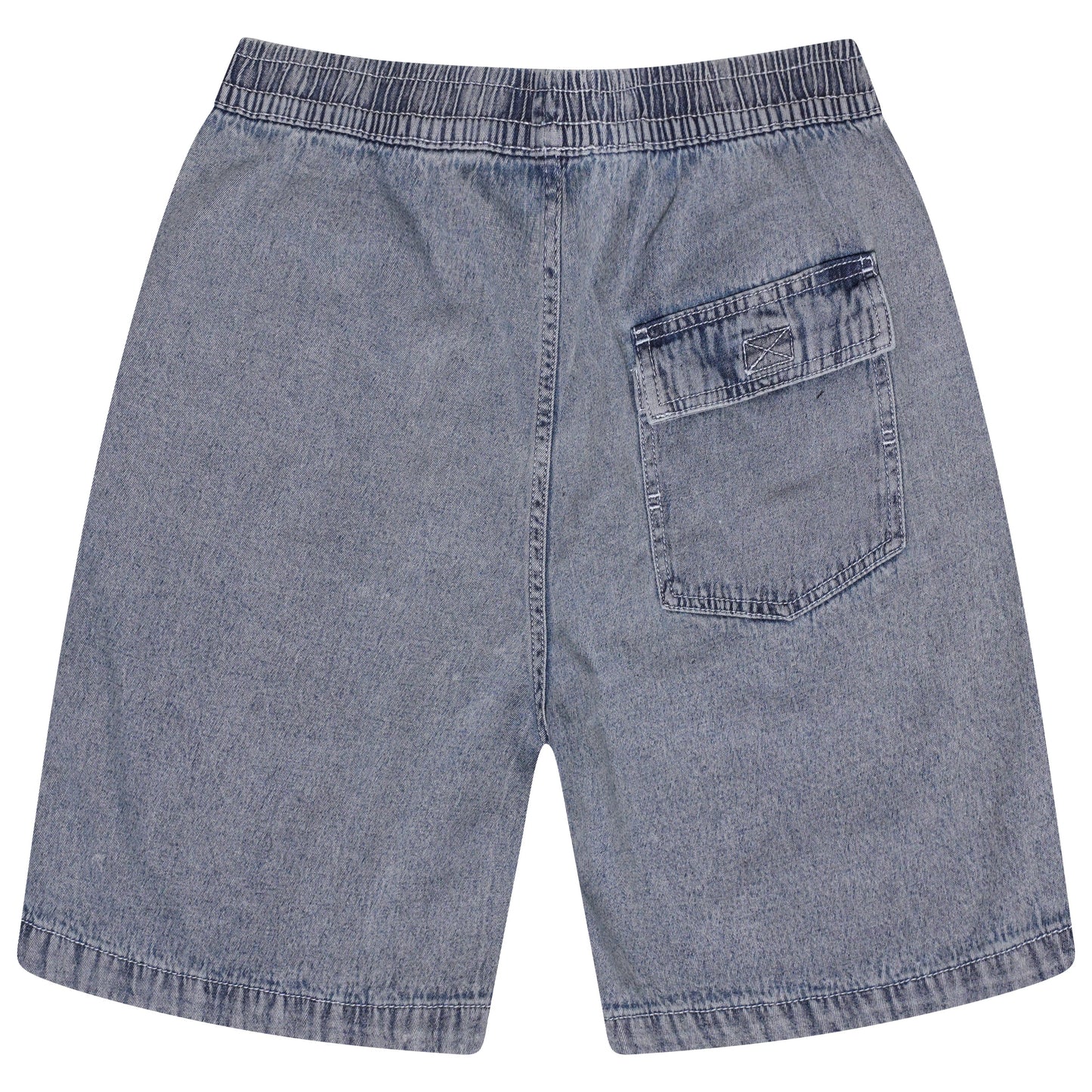 Pull & Bear Elasticated Waist Denim Shorts