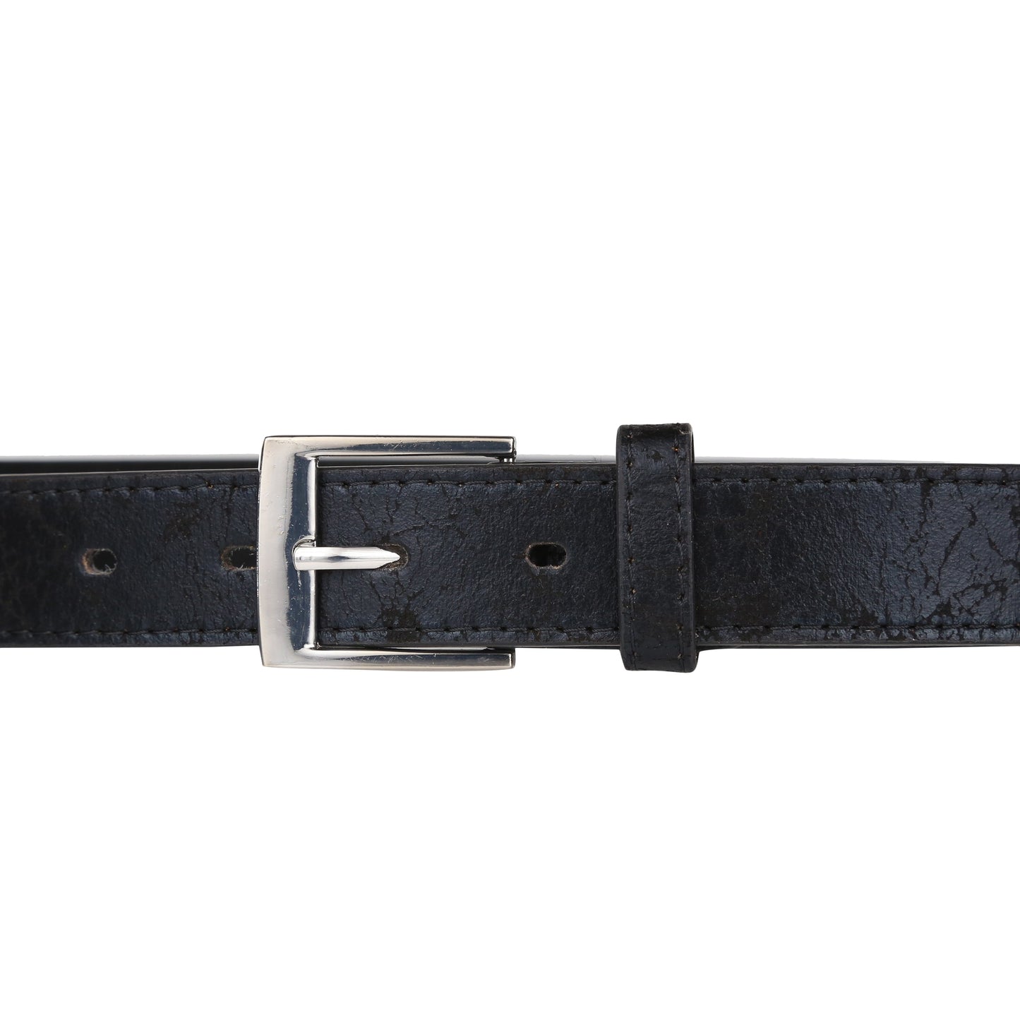 Forest 1" Wide Antique Design Bonded Leather Belt