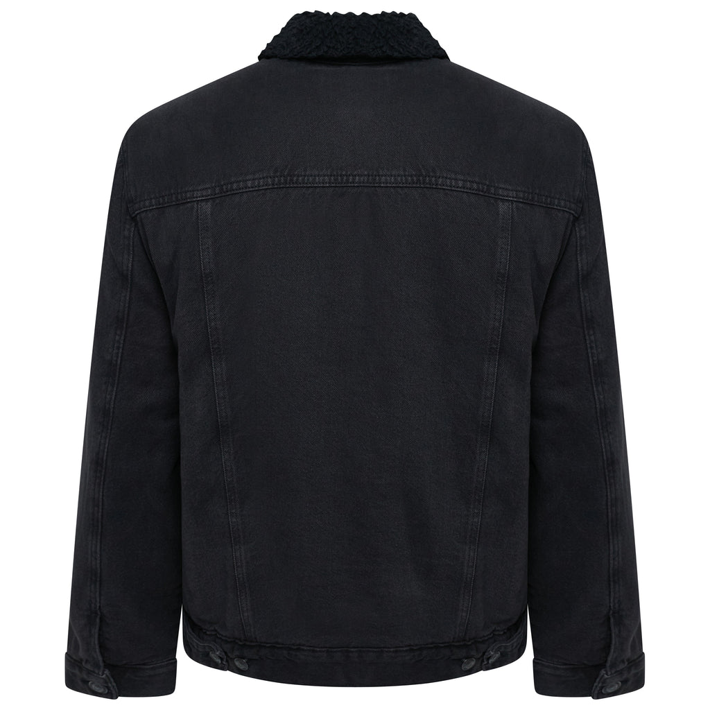 Kiabi Sherpa Fleece Lined Denim Jacket