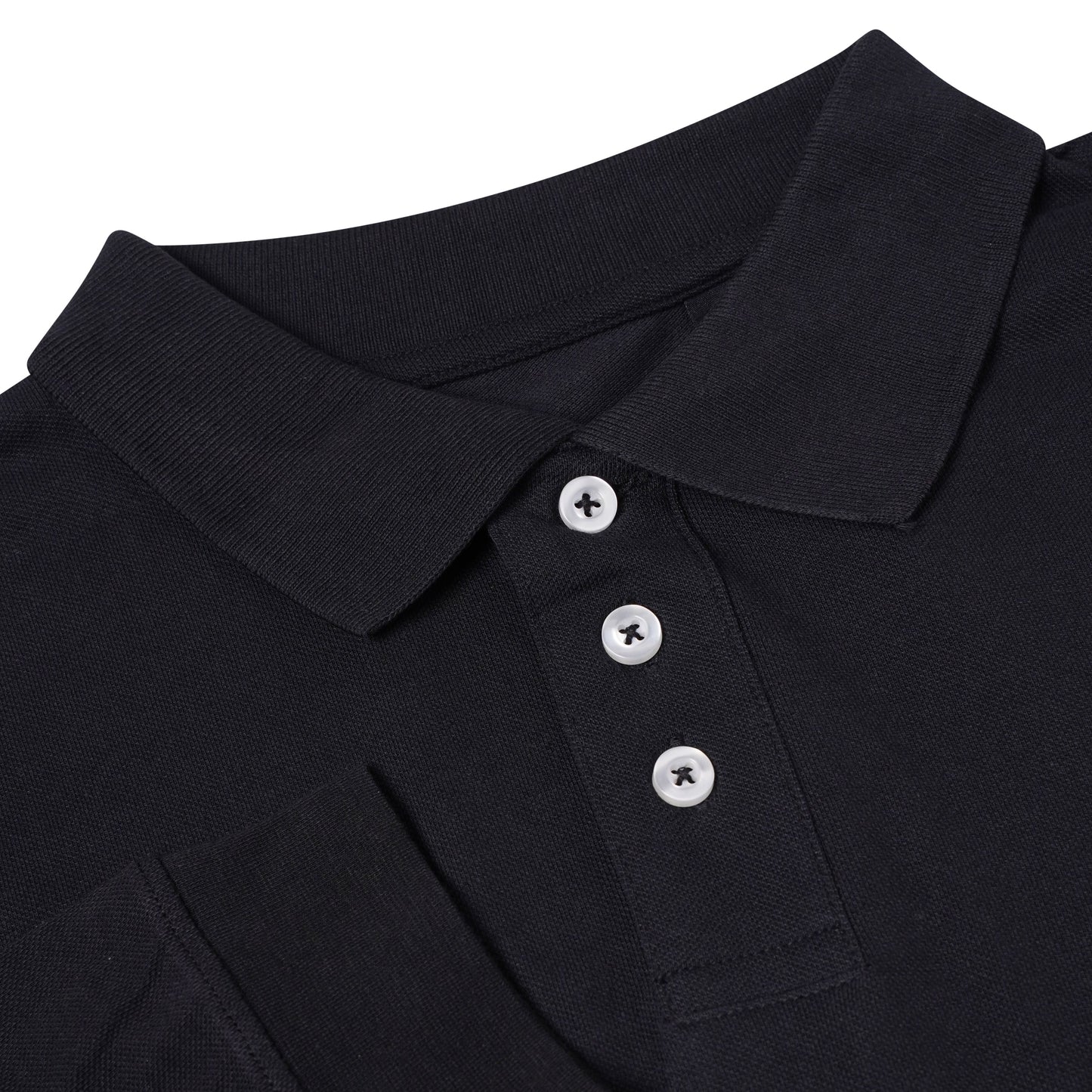 Everett Wales Long Sleeve Polo Shirt