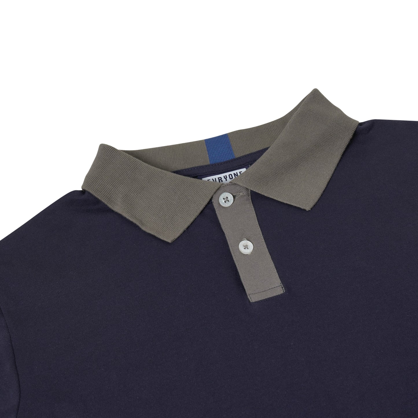 Evryone Contrast Collar Polo Shirt