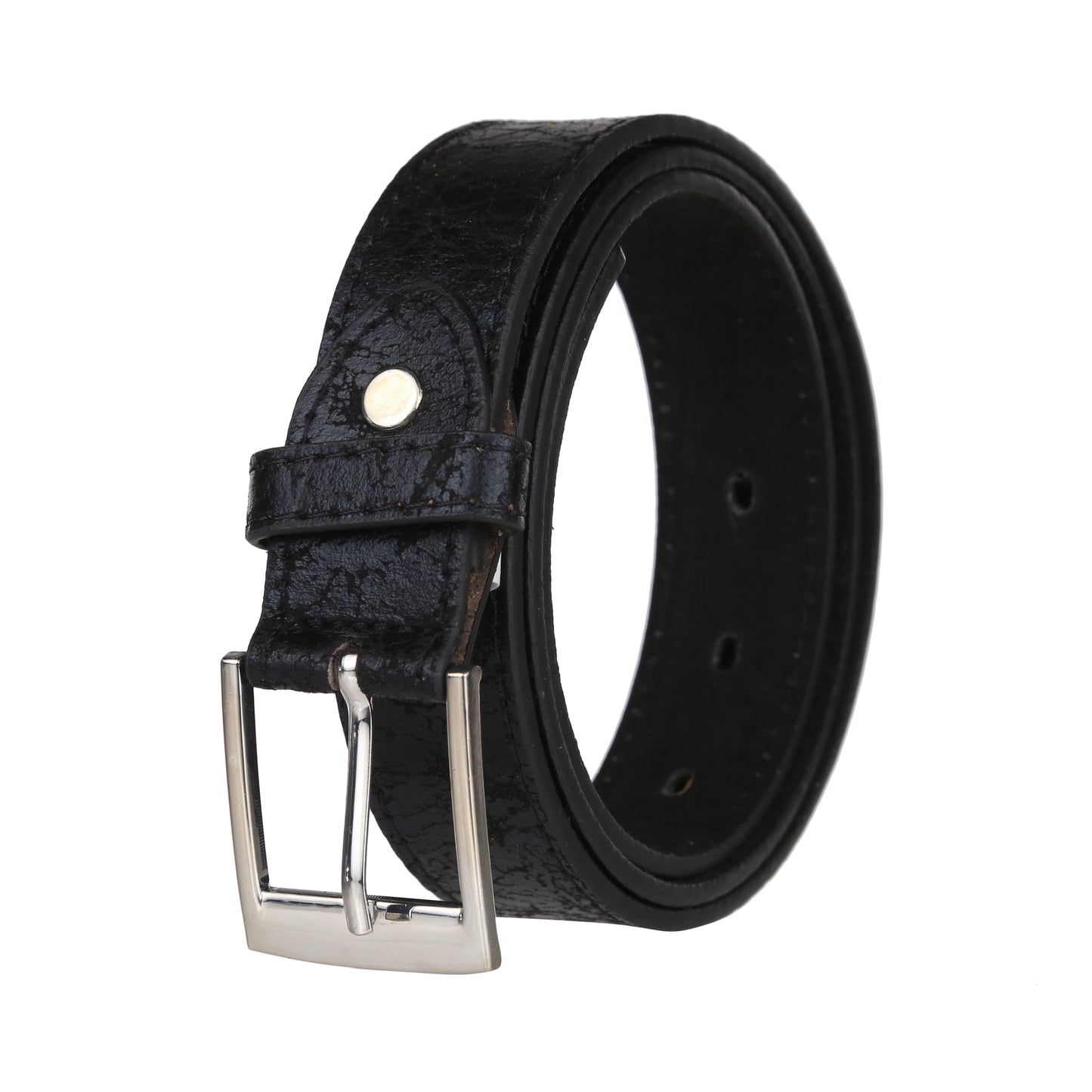 Forest 1" Wide Antique Design Bonded Leather Belt