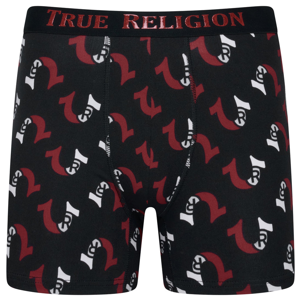 True Religion 4 Pack Fly Front Boxer Briefs