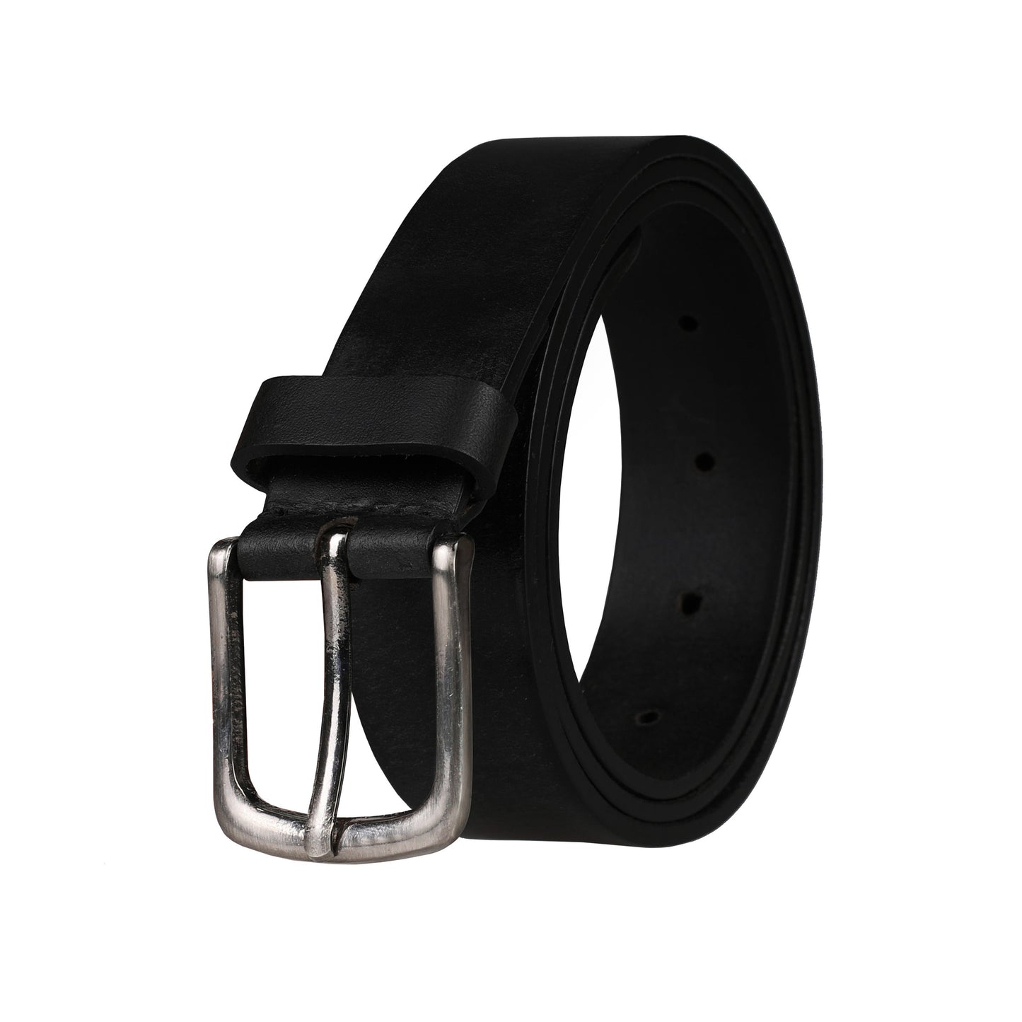 Outback 1.25" Wide Round Buckle Full Grain Leather Belt