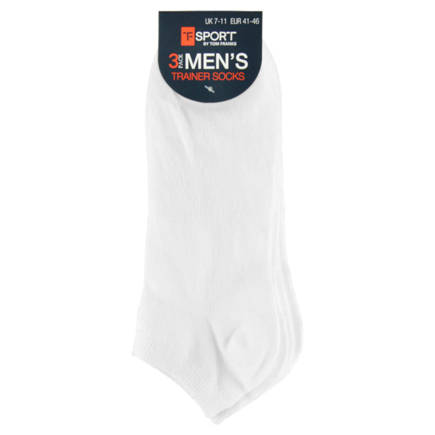 Tom Franks 3 Pairs Trainer Socks