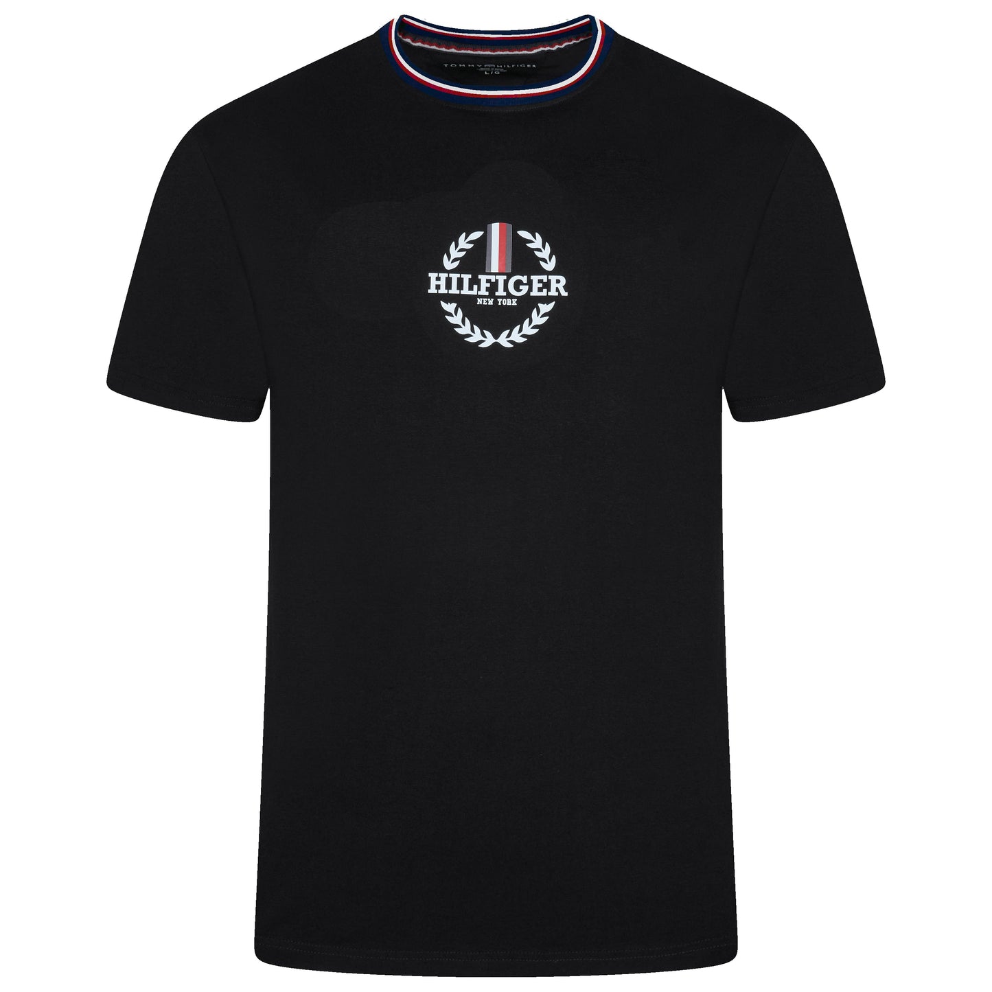 Tommy Hilfiger Global Stripe Print Graphic T-Shirt