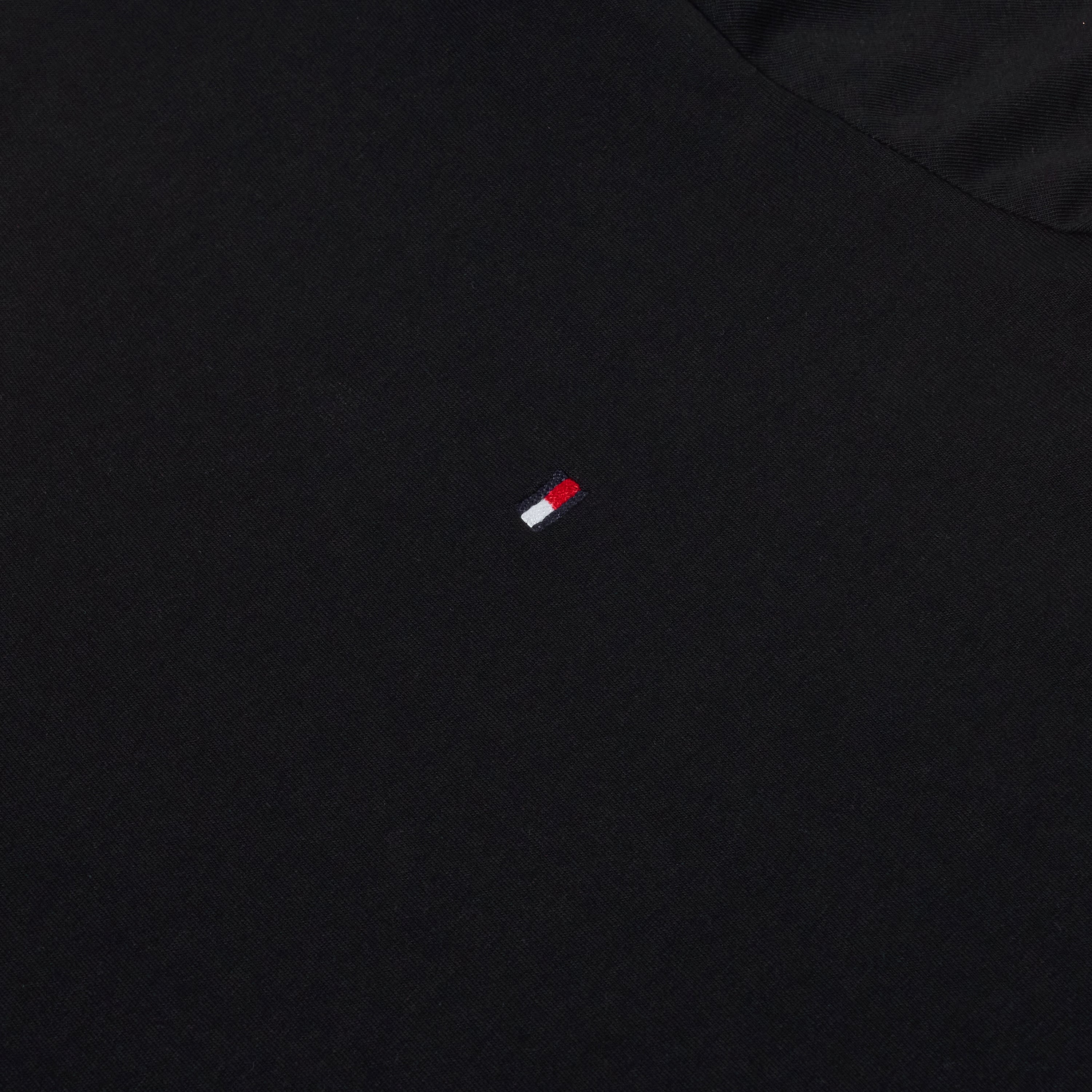 Tommy Hilfiger Flag Embroidery Jersey Crew Neck T-Shirt